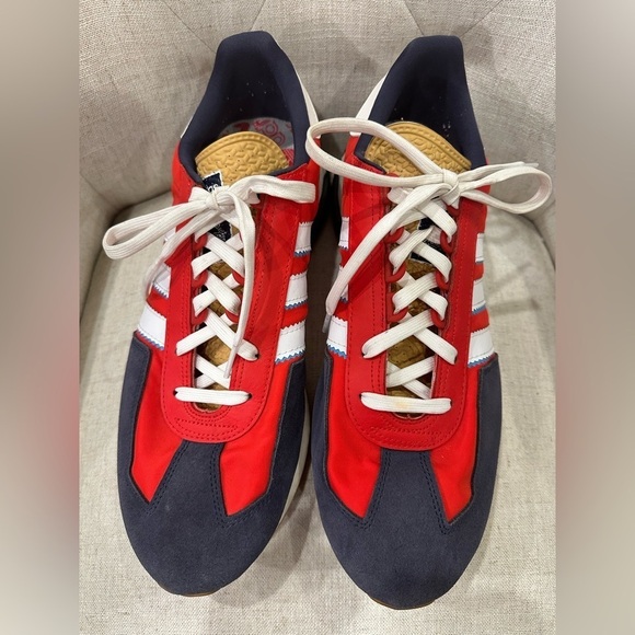 Adidas Retropy E5 Men’s 13 Red White Blue GY4487 Retro Patriotic Classic Futbol
